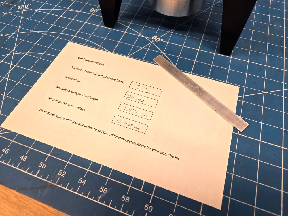 Modulus (stiffness) Tester for 3D Printed Filament